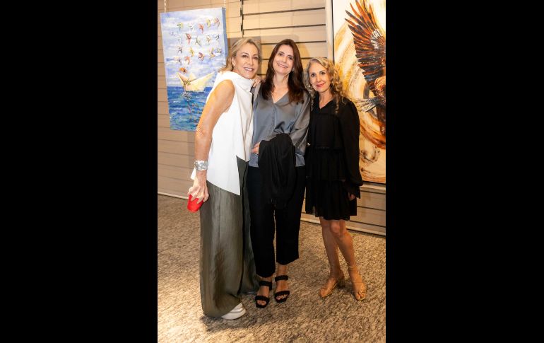 Jeanette Padilla, Cristina Moragrega y Roxana García. GENTE BIEN JALISCO/ Jorge Soltero