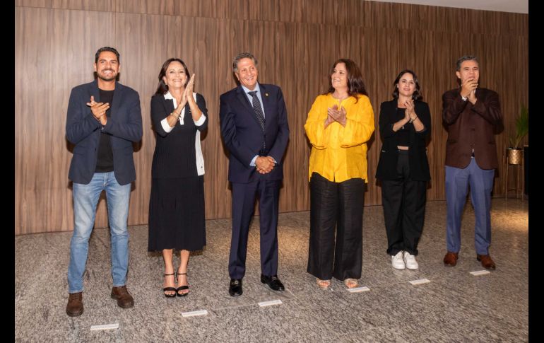Christopher de Alba, Josefina Barragán, Juan José Frangie, Cecilia Ibarra, María Gómez y Francisco Anaya. GENTE BIEN JALISCO/ Jorge Soltero