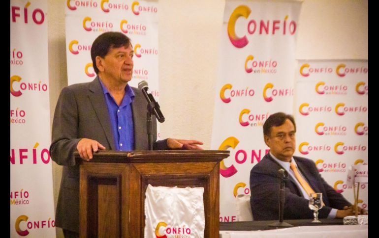 Arreola aseguró que al inicio de las encuestas, Claudia Delgadillo tenía la ventaja por 10 puntos, sin embargo, Pablo Lemus remontó. CORTESÍA