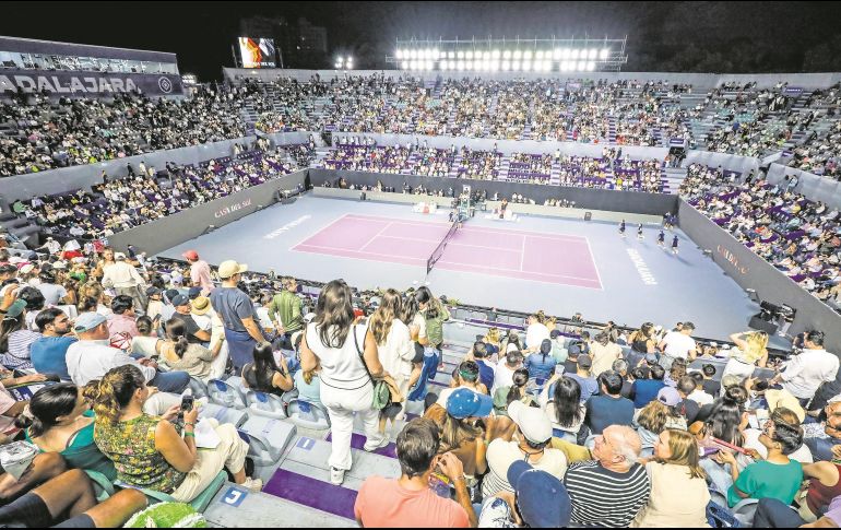 Guadalajara ha sido sede de las WTA Finals y también certámenes de máxima WTA 1000 y 500. EL INFORMADOR/A. Navarro