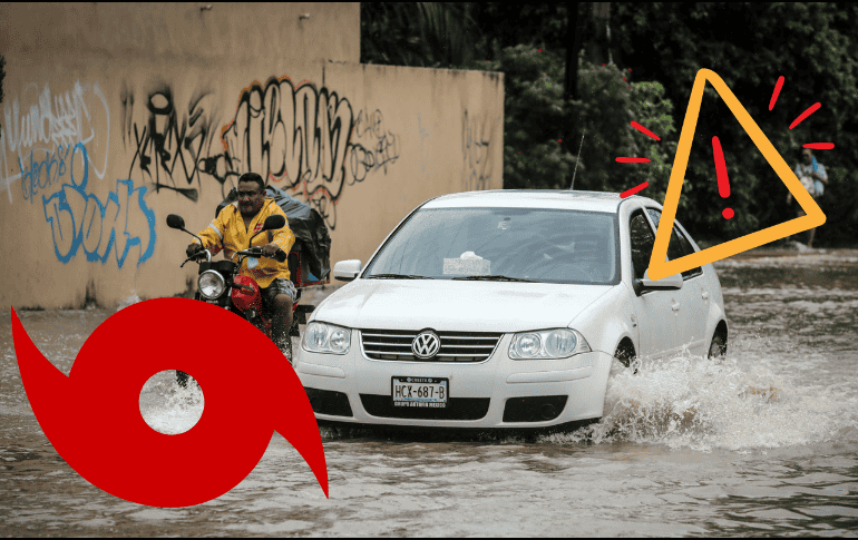 El fenómeno se degradó a 75 kilómetros al oeste-suroeste de Chiapas, y a 85 km al sureste de Oaxaca. EFE/ David Guzmán/ ESPECIAL/ CANVA