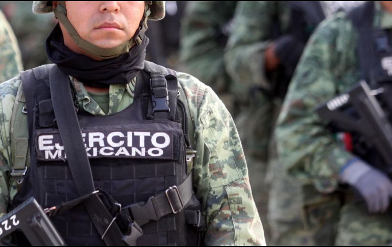 Sheinbaum destacó en el Salón de Tesorería que la FGR está realizando las investigaciones para conocer el motivo de por qué los militares dispararon contra estos migrantes. EL INFORMADOR / ARCHIVO