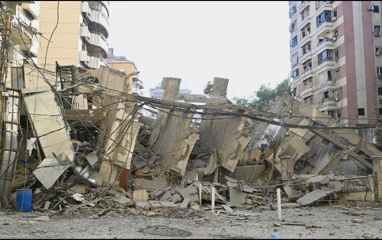 La infraestructura de Líbano se ha visto afectada por la intensidad y la potencia de los bombardeos del Ejército israelí. EFE