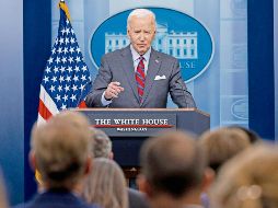 Llegó por sorpresa a la sala de prensa de la Casa Blanca, donde abordó varios temas, entre ellos el de las próximas elecciones presidenciales. EFE