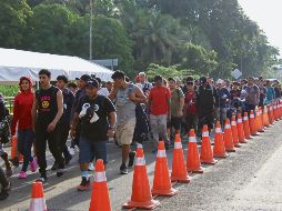 Piden al Gobierno de Claudia libre tránsito por México y mayor seguridad ante la presencia del crimen organizado. EFE
