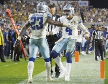 Prescott lanzó para 352 yardas y dos anotaciones para lograr la tercera victoria de los Cowboys. AFP