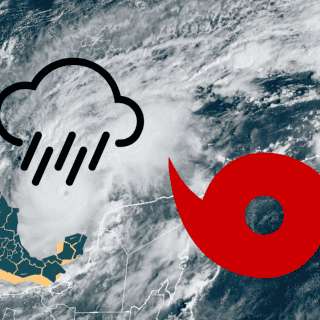 Alertan a estos estados con pronóstico de fuertes lluvias por Milton