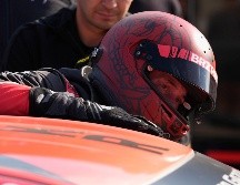 Keanu Reeves en el Indianapolis Motor Speedway, el pasado sábado 5 de octubre. AP / D. Cummings.