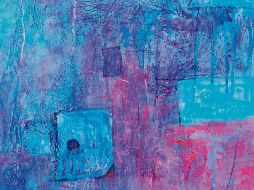 Obra de Mari Carmen Souza titulada “Mediterráneo”. CORTESÍA