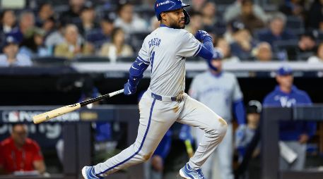 Maikel García conectó cuatro hits en el partido de ayer. AFP/L. Hales