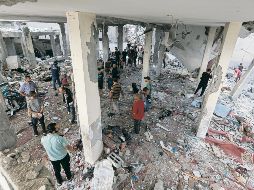 Quienes retornaron a sus hogares descubrieron que no queda nada. XINHUA