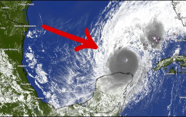 Se espera que impacte la costa occidental de Florida en las próximas 36 horas. WINDY