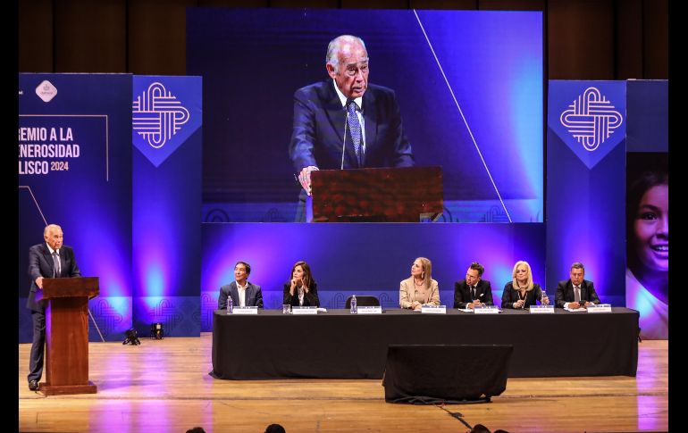 Por tercer año consecutivo el Banco de Alimentos de Guadalajara (BAM), en coordinación con el Gobierno de Jalisco, entregó el Premio a la Generosidad Jalisco en su edición 2024, con el objetivo de reconocer la labor y trayectoria de instituciones y personas que trabajan en beneficio de la sociedad civil en Jalisco. EL INFORMADOR / A. Navarro