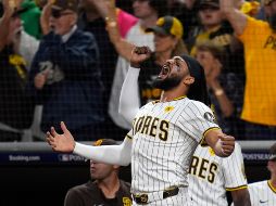 Fernando Tatis Jr. fue otra vez decisivo en la eliminatoria con un jonrón en la tercera entrada. AP/G. Bull