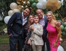 Amaury Vergara, Valeria Bross, Sebastián Bross, Sergio Bross y Gaby Casamadrid. GENTE BIEN JALISCO/ Claudio Jimeno.