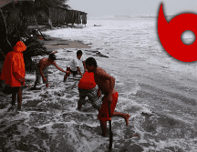 La amplia circulación y desprendimientos nubosos del huracán 