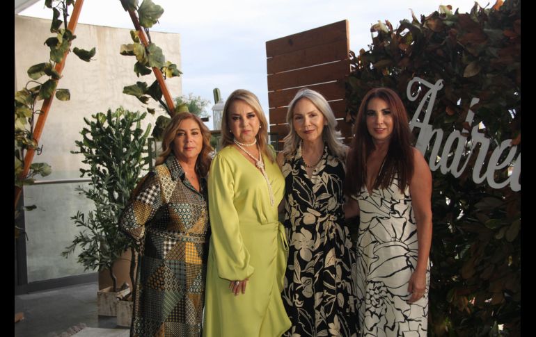 Claudia Mercado, Norma Moreno de Celis, Lourdes García y Karim Pavlovich. GENTE BIEN JALISCO/ E. Escamilla