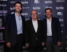Juan Diego González, Mario Borghino y Luis Aguirre. GENTE BIEN JALISCO/ C. Jimeno