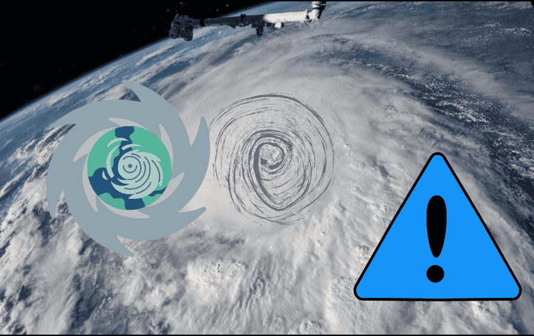 Aunque el peligroso huracán “Milton” ha bajado de categoría 4 a 3, pero crece en tamaño a horas de tocar tierra en Florida. EFE/ EEI/ CANVA/ ESPECIAL