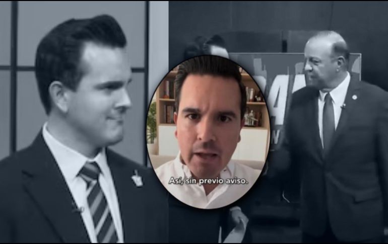 Director de la televisora entró a cuadro para notificarle a Macalpin completamente en vivo que se trataba de su último día en la empresa. X / @BereniceDiazG / @GustavoMacalpin