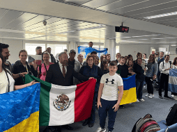 La Embajada ucraniana en México detalló que se brindó asistencia a 40 ciudadanos provenientes de 7 países. X/@UKRinMEX