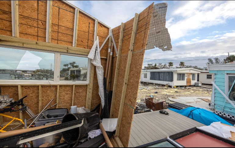 Casas destruidas en Bradenton, Florida. EFE/EPA/C. HERRERA-ULASHKEVICH
