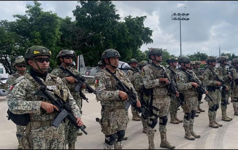 El nuevo personal militar especializado, forma parte de los recientes acuerdos suscritos con el secretario de la Defensa Nacional, general Ricardo Trevilla Trejo. SUN / ESPECIAL