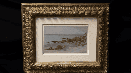 La policía secreta del régimen nazi, se apropió de las pertenencias de los Parlagi, incluido el cuadro de Monet. EFE / FBI