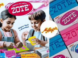 El famoso jabón Zote se posiciona como uno de los preferidos de los mexicanos, y ahora podrás hacerlo con esta mini fábrica. ESPECIAL / JUGUETES MI ALEGRÍA