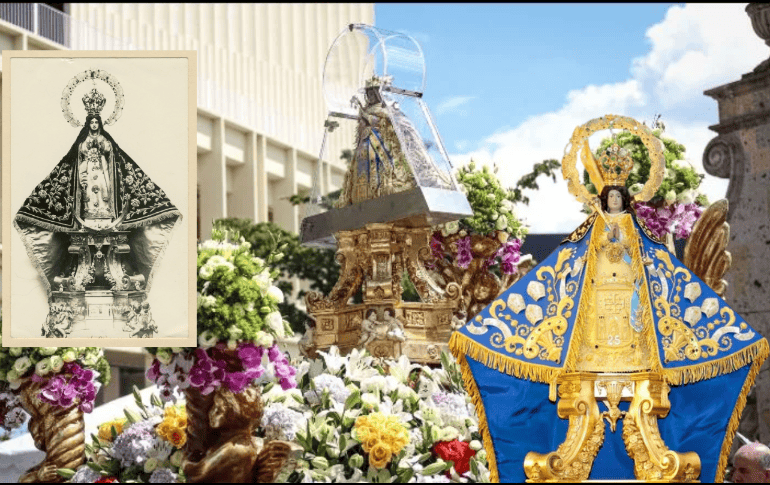 La Romería es un evento que atrae a más de dos millones de personas cada año; comienza en el mes de mayo y termina el 12 de octubre, con la llegada de la Virgen a la Basílica de Zapopan. ESPECIAL/ CANVA