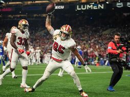 George Kittle tuvo dos recepciones de anotación anoche frente a los Seahawks. AP/L. Wasson