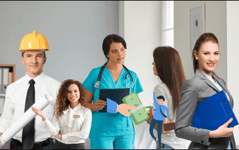 De acuerdo con la Inteligencia Artificial, estas son las profesiones mejor pagadas en México. CANVA/ ESPECIAL