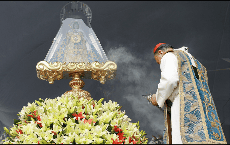 Al terminar el recorrido, se celebra una misa para todos los fieles que acompañaron a la Virgen a su Santuario (2007). EL INFORMADOR/ARCHIVO