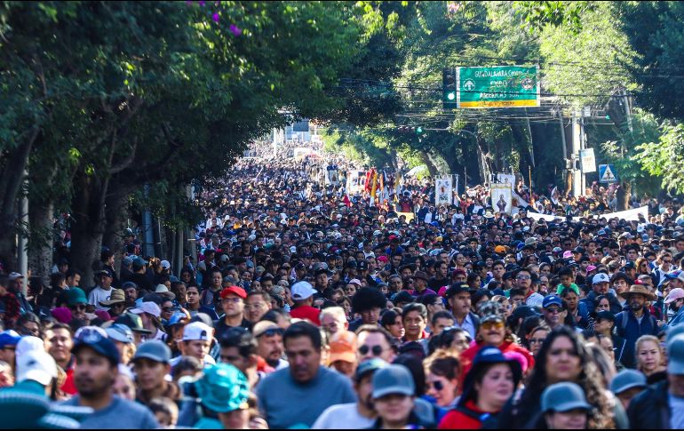 Además del récord de asistencia se reportó saldo blanco en la celebración de la Romería el día de hoy. EL INFORMADOR / A. Navarro