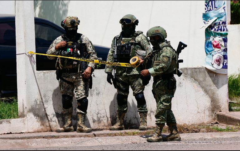 En un nuevo fin de semana violento, en distintos puntos del municipio de Culiacán cinco personas fueron asesinadas con impactos de bala. AFP/E. Verdugo