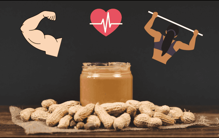 La crema de cacahuate puede ser un aliado eficaz en la búsqueda de ganar masa muscular, gracias a su perfil nutricional y su capacidad para aumentar la ingesta calórica. CANVA