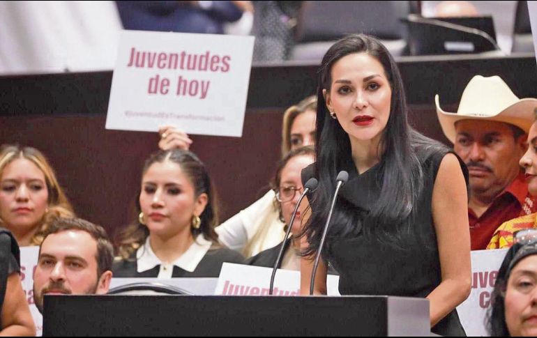 Merilyn Gómez Pozos, presidenta de la Comisión de Presupuesto de la Cámara de Diputados, reitera su compromiso de brindar mejores condiciones a la población. ESPECIAL