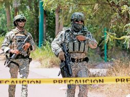 El Ejército mexicano tiene a un millar de elementos en operativos en Sinaloa. AFP