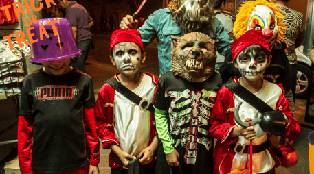 Dulce o Truco, niños disfrazados para pedir Halloween. EL INFORMADOR/ARCHIVO