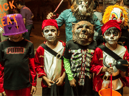 Dulce o Truco, niños disfrazados para pedir Halloween. EL INFORMADOR/ARCHIVO