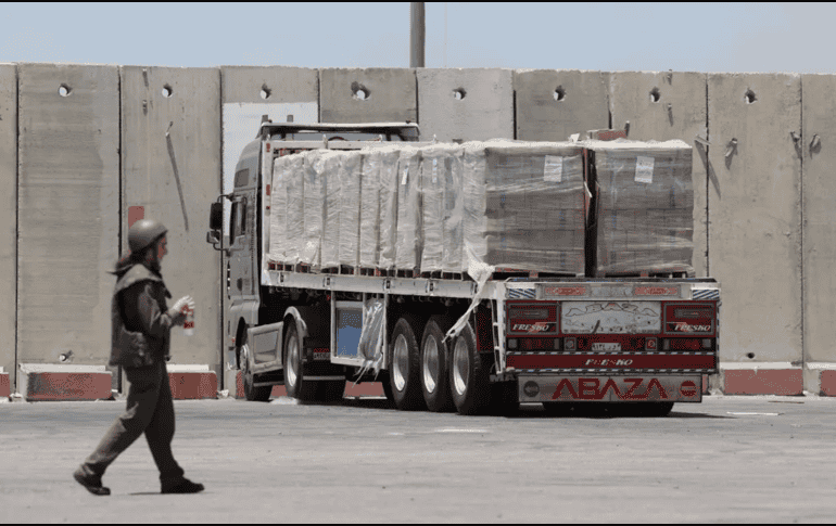 La ayuda humanitaria fue proporcionada por Jordania. EFE / ARCHIVO