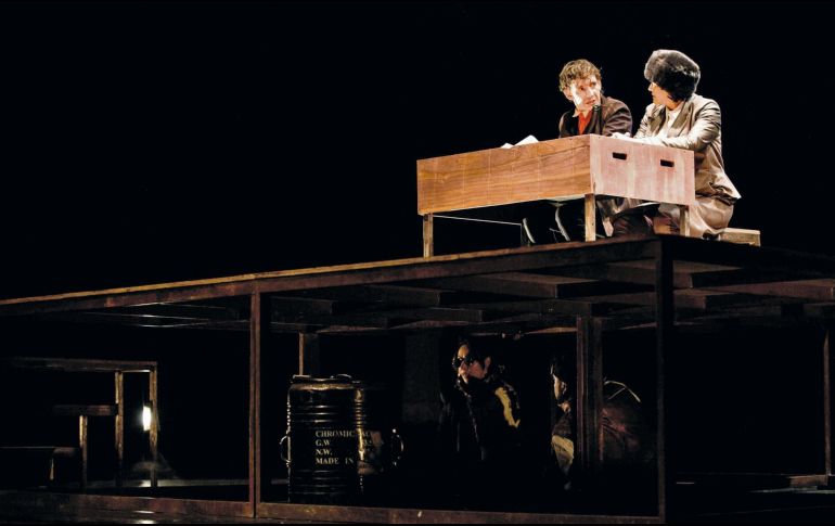 Escena de la obra “Escurrimiento y Anticoagulantes”. CORTESÍA