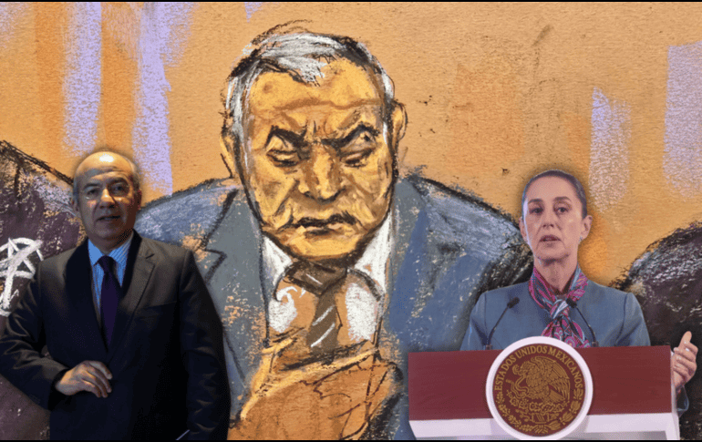 Genaro García Luna fue sentenciado ayer a más de 38 años en Estados Unidos por su relación con la delincuencia organizada; Sheinbaum opina sobre el funcionario de Calerón. EFE  / J. Rosenberg / SUN / EL INFORMADOR / ARCHIVO