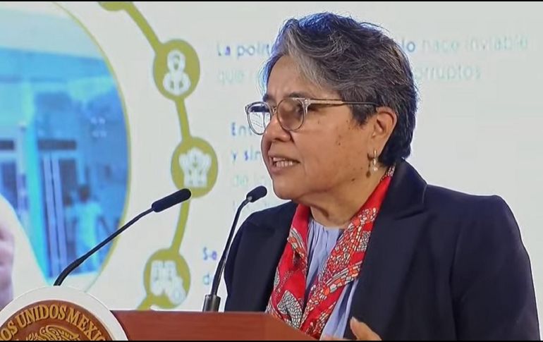 Raquel Buenrostro presentó este jueves la Secretaría Anticorrupción y Buen Gobierno, en lugar de la Secretaría de la Función Pública. ESPECIAL