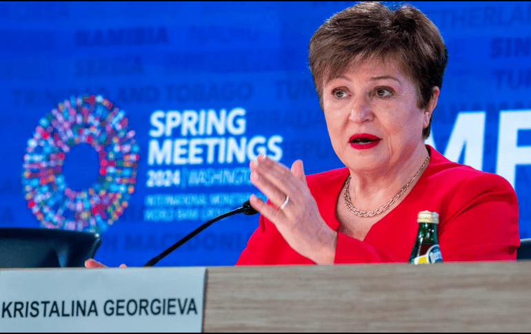 La directora gerente del FMI, Kristalina Georgieva, realizó estas declaraciones. EFE / ARCHIVO