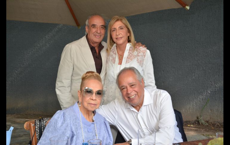 Francisco López, Marilú Monem, Sandra López Rocha y Aurelio López Rocha. GENTE BIEN JALISCO/ M. Rached