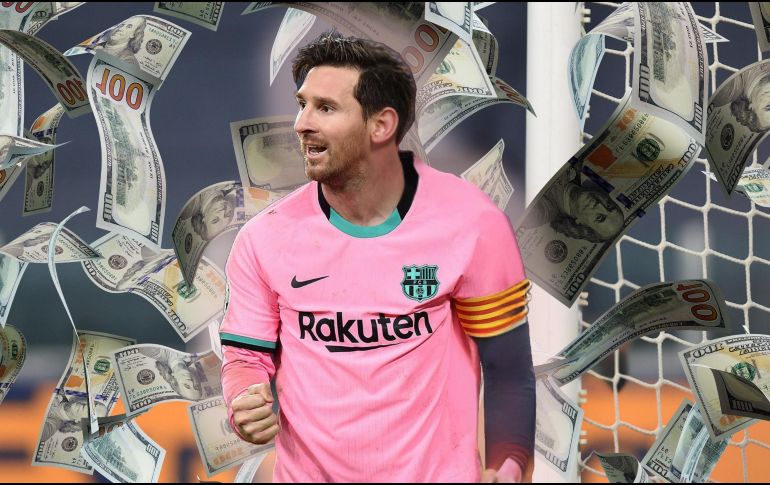 Lionel Messi, de 37 años, ocupa el segundo lugar en esta tabla con 135 millones de dólares de ingresos. EFE / ARCHIVO