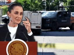 Sheinbaum Pardo afirmó que las autoridades ya realizan las investigaciones, tras el reporte de 12 tiros contra la fachada del diario. NTX / ARCHIVO / EFE / M. Guzmán