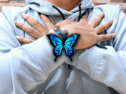 El abrazo de la mariposa es una técnica de autorregulación emocional que ayuda a las personas a calmar sus pensamientos ansiosos. EL INFORMADOR / O. Álvarez