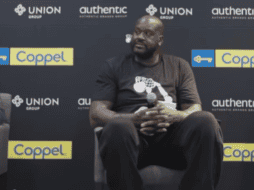 Shaquille O'Neal en su visita a México para lanzar su linea de calzado. captura de pantalla / IG @shaq